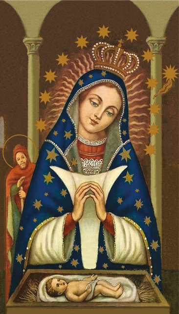 Holy Virgin of Altagracia Prayer Card